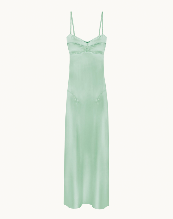 anna october green dress Anna October Tulip maxi dress XL Yellow main image 1