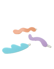 Load image into Gallery viewer, Pastel Mini Waves Barrette Pack