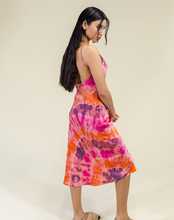 Load image into Gallery viewer, Marigold Sunset Silk Slip Dress