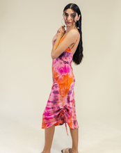 Load image into Gallery viewer, Marigold Sunset Silk Slip Dress