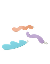 Load image into Gallery viewer, Pastel Mini Waves Barrette Pack